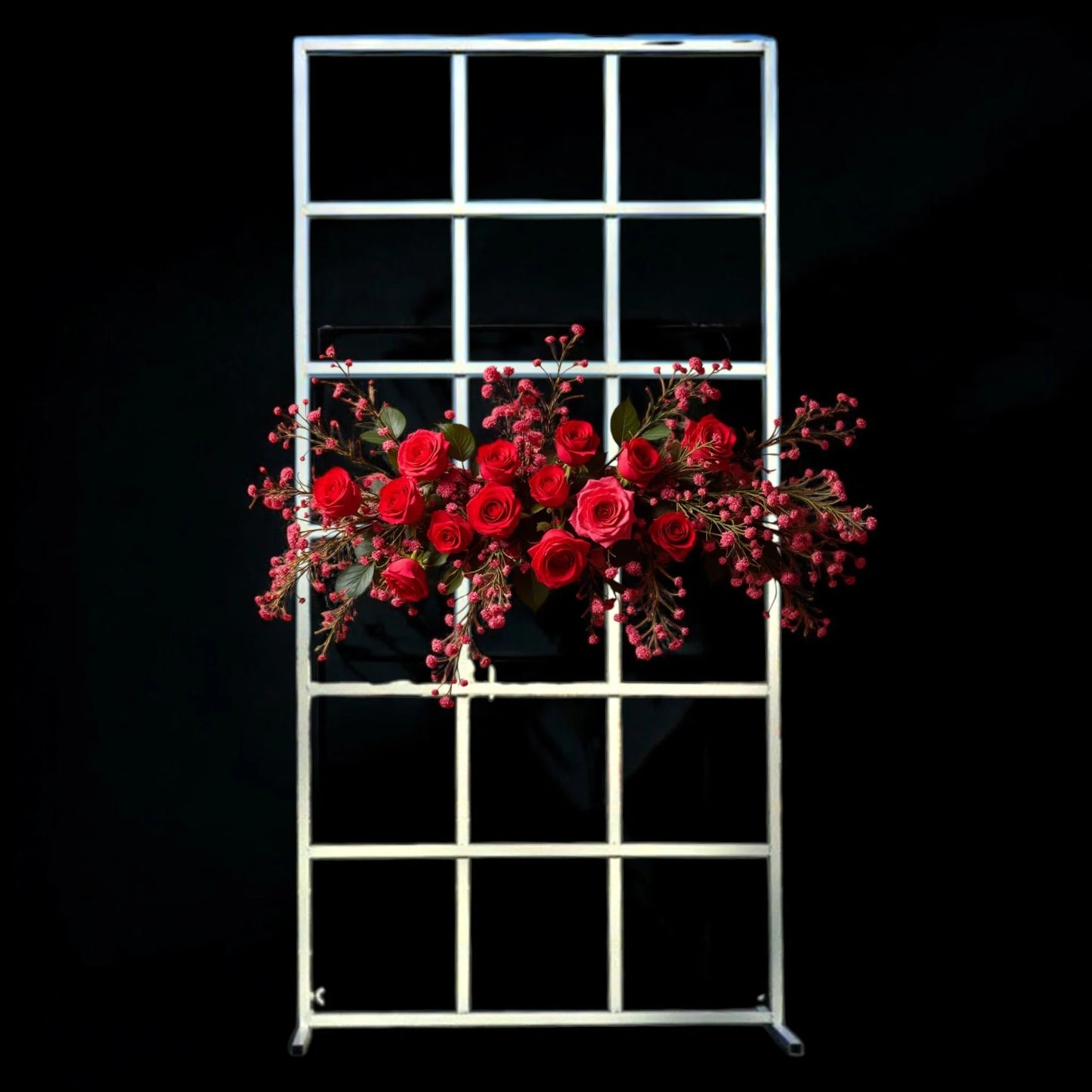 Square Grid 6FT Wedding Backdrop Stand
