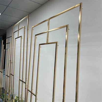 Square Wedding Party Decor Backdrop Stand