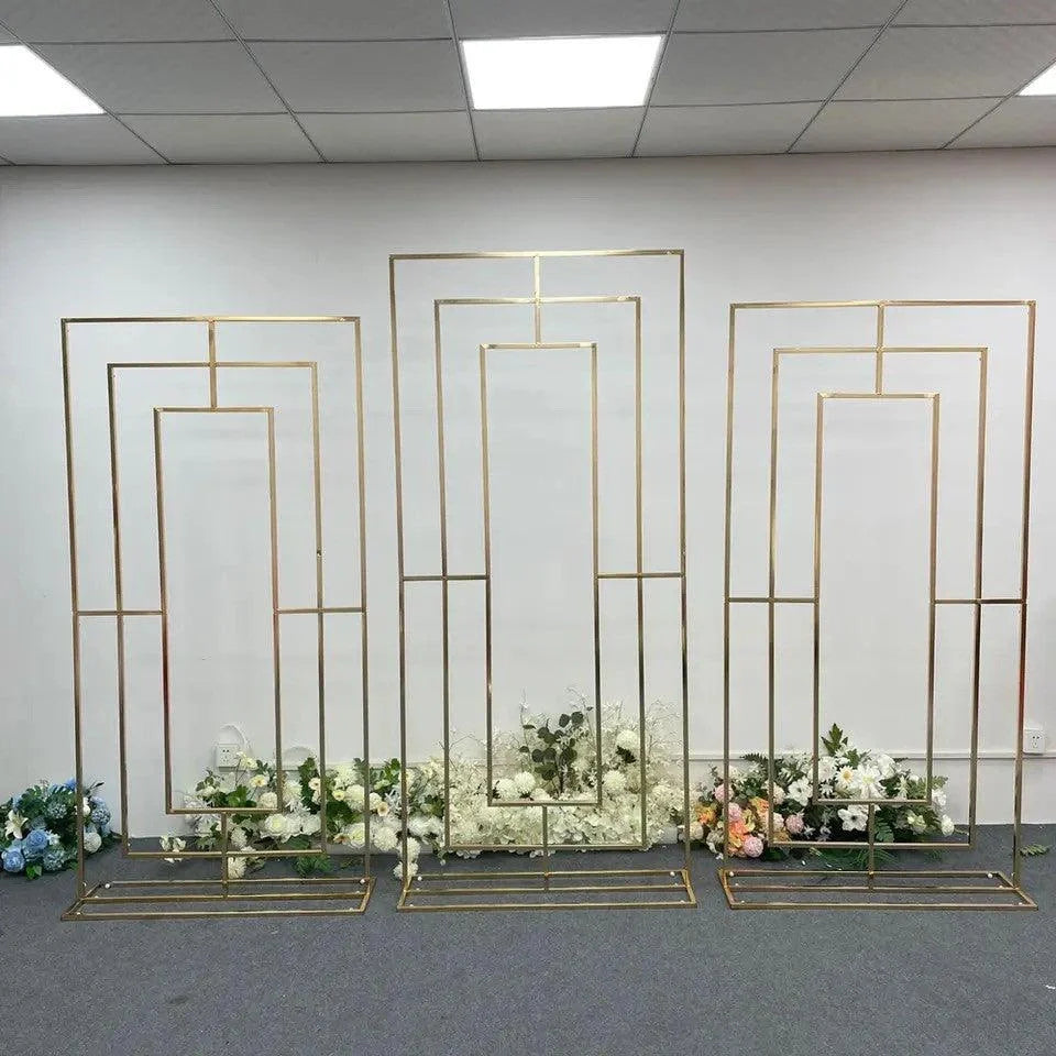 Square Wedding Party Decor Backdrop Stand