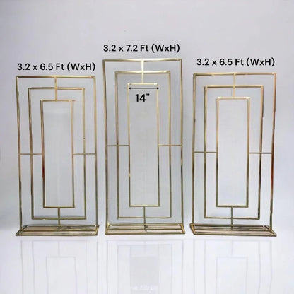 Square Wedding Party Decor Backdrop Stand