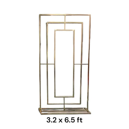 Square Wedding Party Decor Backdrop Stand