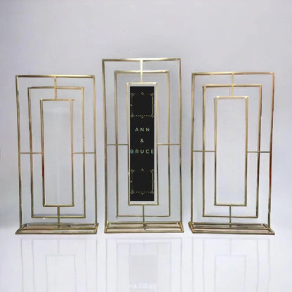 Square Wedding Party Decor Backdrop Stand