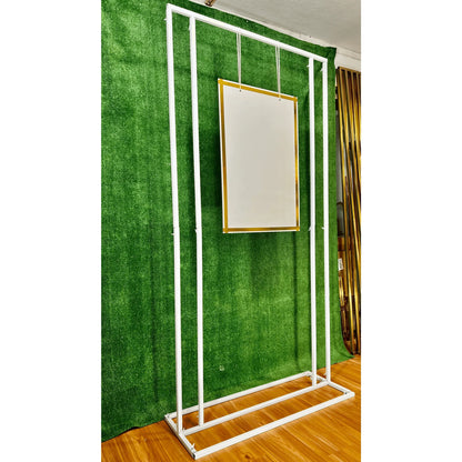 Square Wedding Welcome Sign Backdrop Stand