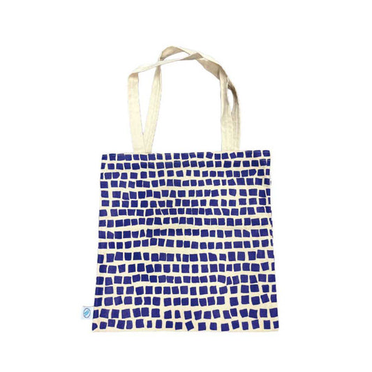 Fair Trade Flat Tote (Squares)