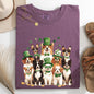 St Patrick's Dogs, Adorable, St Patrick's Day, Shamrock, Clover, Lucky, Leprechaun Tshirt Comfort Colors T-Shirt