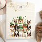 St Patrick's Dogs, Adorable, St Patrick's Day, Shamrock, Clover, Lucky, Leprechaun Tshirt Comfort Colors T-Shirt