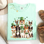 St Patrick's Dogs, Adorable, St Patrick's Day, Shamrock, Clover, Lucky, Leprechaun Tshirt Comfort Colors T-Shirt