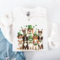 St Patrick's Dogs, Adorable, St Patrick's Day, Shamrock, Clover, Lucky, Leprechaun Sweatshirt