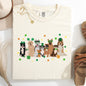 St Patrick's Dogs, Cute, St Patrick's Day, Shamrock, Clover, Lucky, Leprechaun Tshirt Comfort Colors T-Shirt