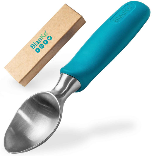 Stainless Steel Ice Cream Scoop - Professional Ice Scooper | Kitchen + Metal
