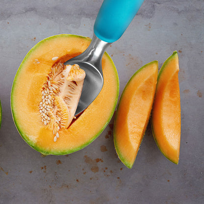 Stainless Steel Ice Cream Scoop - Professional Ice Scooper | Kitchen + Metal