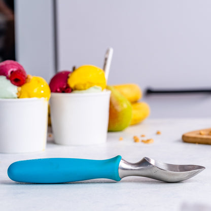 Stainless Steel Ice Cream Scoop - Professional Ice Scooper | Kitchen + Metal