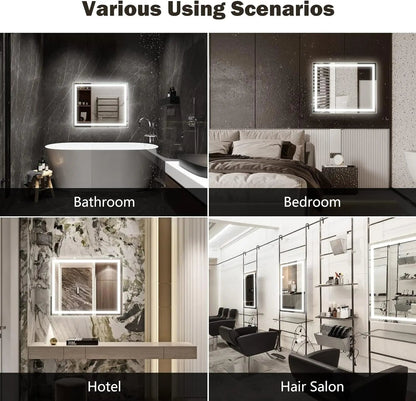 Standard Center Glow LED Bathroom Mirror