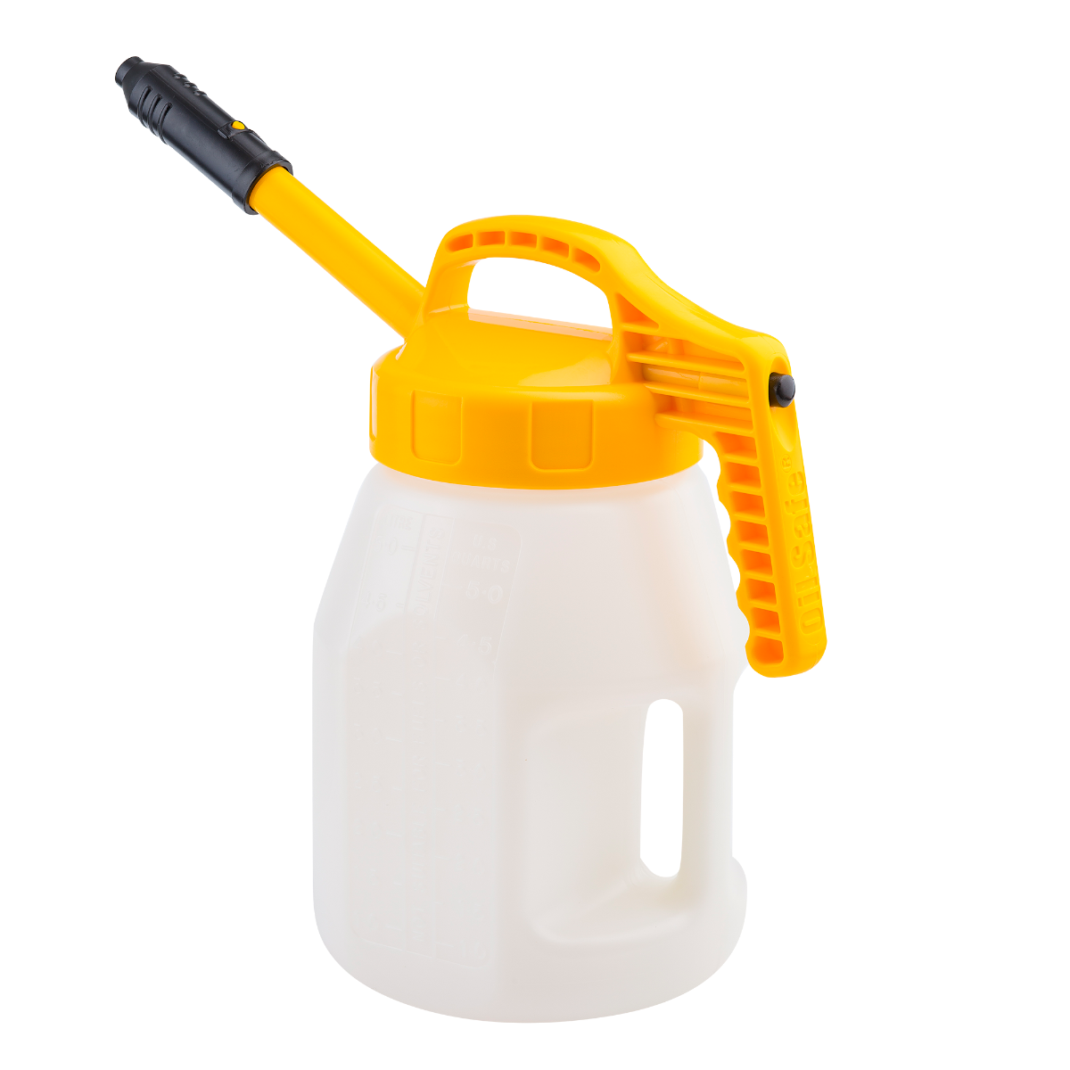 OilSafe |  Stretch Spout  | Controlled-Flow Oil Transfer Lid