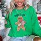 Super And Spice, Gingerbread Man, Stanley, Christmas Sweatshirt