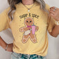 Sugar And Spice, Gingerbread Man, Stanley, Christmas, Comfort Colors Tshirt