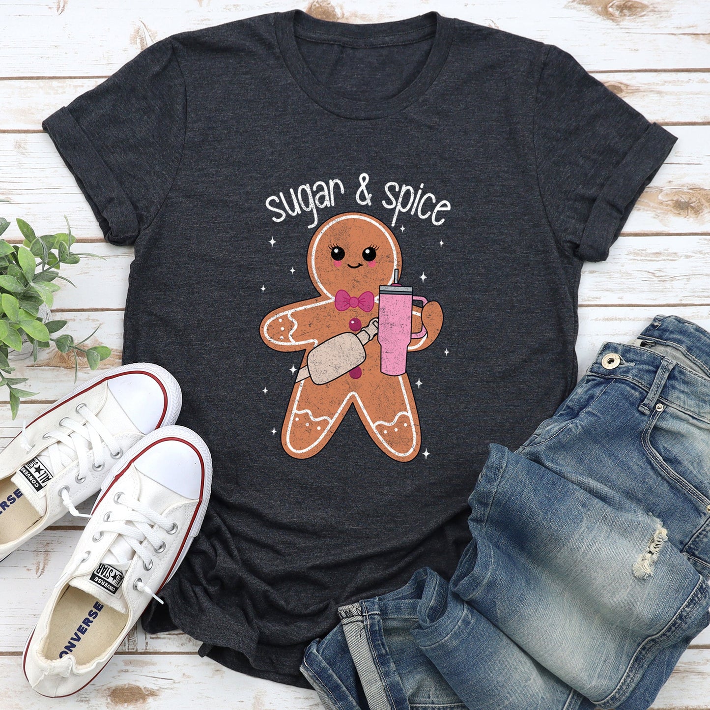 Super And Spice, Gingerbread Man, Stanley, Christmas Super Soft Tshirt