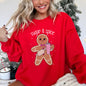Super And Spice, Gingerbread Man, Stanley, Christmas Sweatshirt