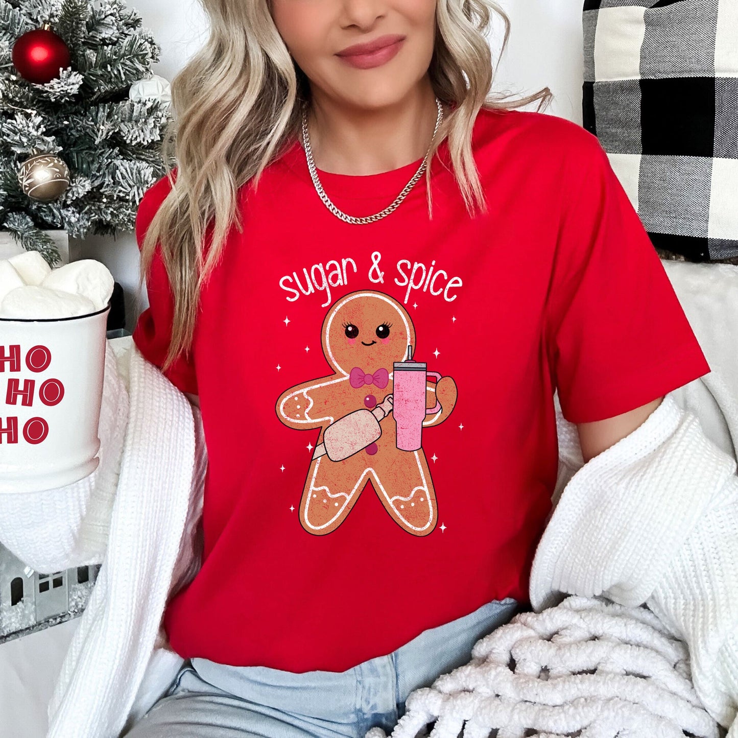 Super And Spice, Gingerbread Man, Stanley, Christmas Super Soft Tshirt