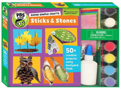 Super Simple Crafts: Sticks & Stones – PBS KIDS Boxed Kit