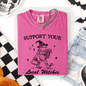 Support Your Local Witches, Frog, Halloween, Witch, Comfort Colors T-Shirt
