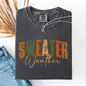 Sweater Weather, Fall, Retro Varsity, Autumn, Pumpkin, Comfort Colors T-Shirt
