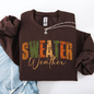 Sweater Weather, Fall, Retro Varsity, Autumn, Pumpkin Sweatshirt