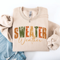 Sweater Weather, Fall, Retro Varsity, Autumn, Pumpkin Sweatshirt