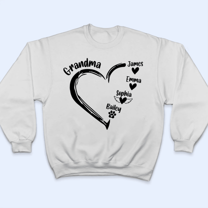 Mom, then Grandma - I Just Keep Getting Better - Personalized Custom T Shirt - Mother's Day, Valentines, Birthday, Loving, Funny Gift for Grandma/Nana/Mimi, Mom, Wife, Grandparent, Aunt, Auntie