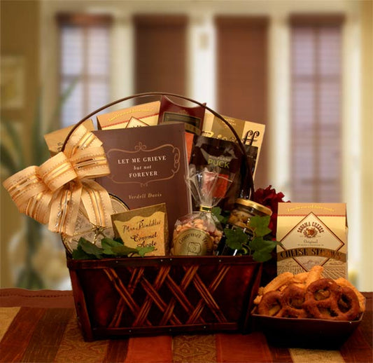 A Time To Grieve Sympathy Gift Basket - sympathy gift baskets -