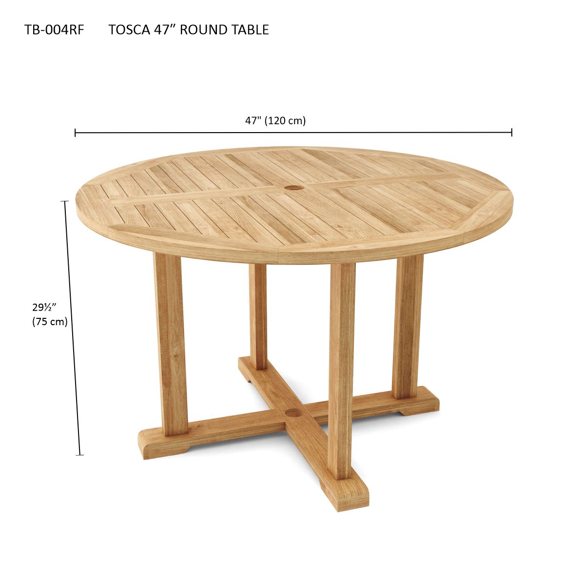 Tosca 47" Round Table