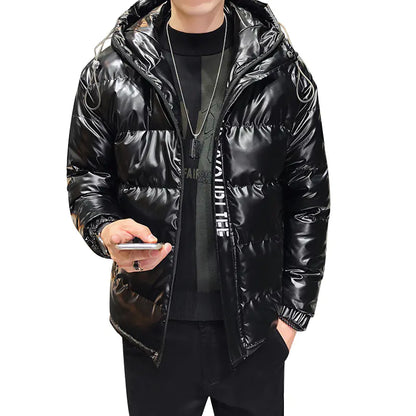Men's Thick Cotton Reflective Fashion Jacket