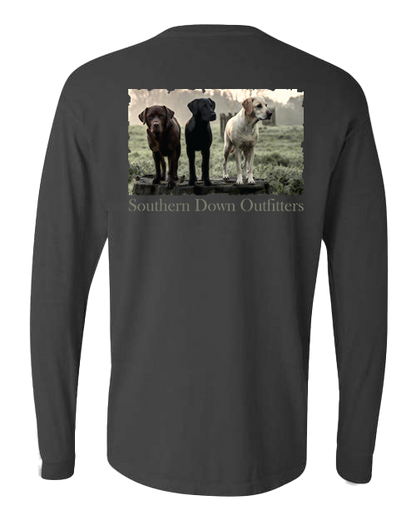 Three Dogs LS Tee