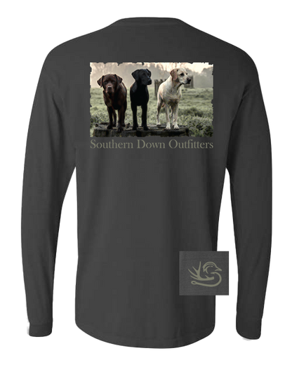 Three Dogs LS Tee