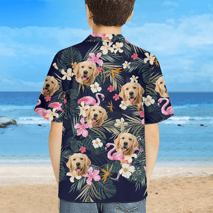 Upload Photo Cat - Custom Aloha Hawaiian Shirt - Personalized Gifts for Summer Vacation Trips & Beachwear
