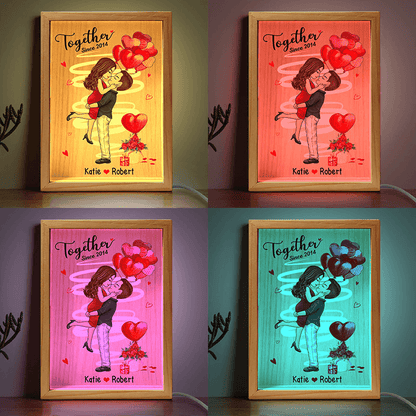 Custom Music Light with Photo - Custom Gift For Couple, Girlfriend, Boyfriend, Husband, Wife | Valentine, Anniversary | Bedroom, Home Decor