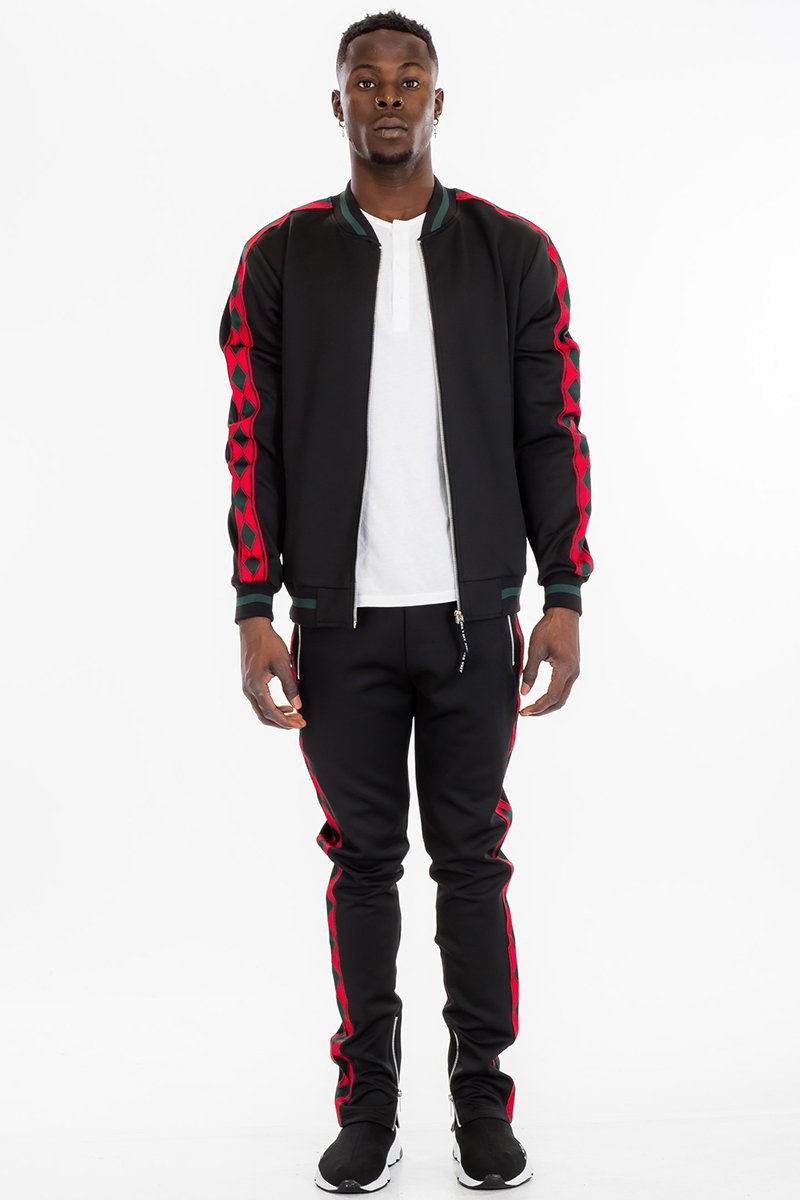 DIAMOND TAPE TRACK JACKET