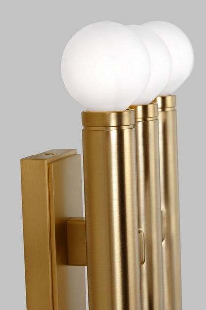 Beckham Modern Triple Sconce