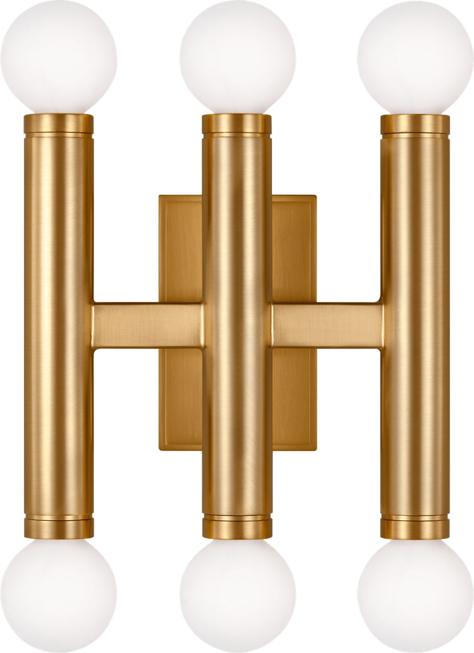 Beckham Modern Triple Sconce