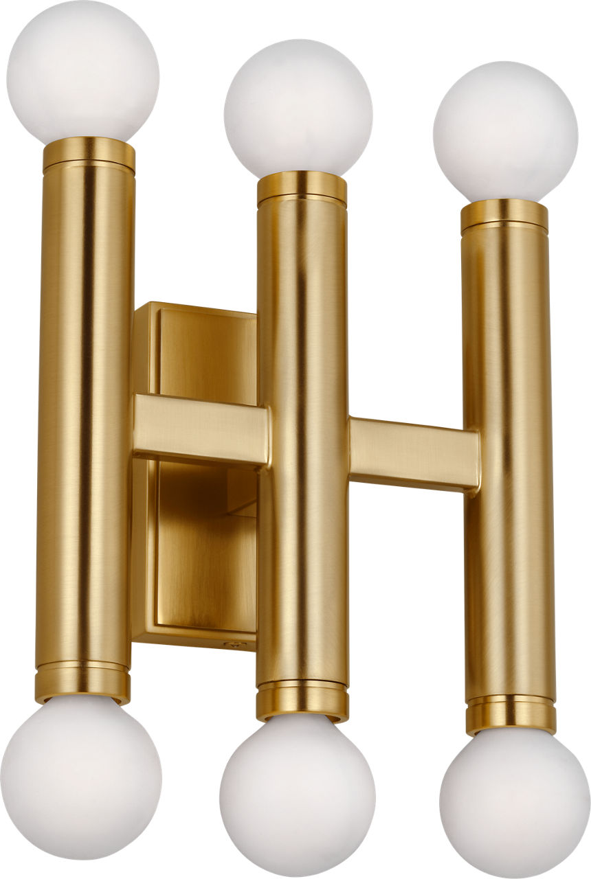Beckham Modern Triple Sconce