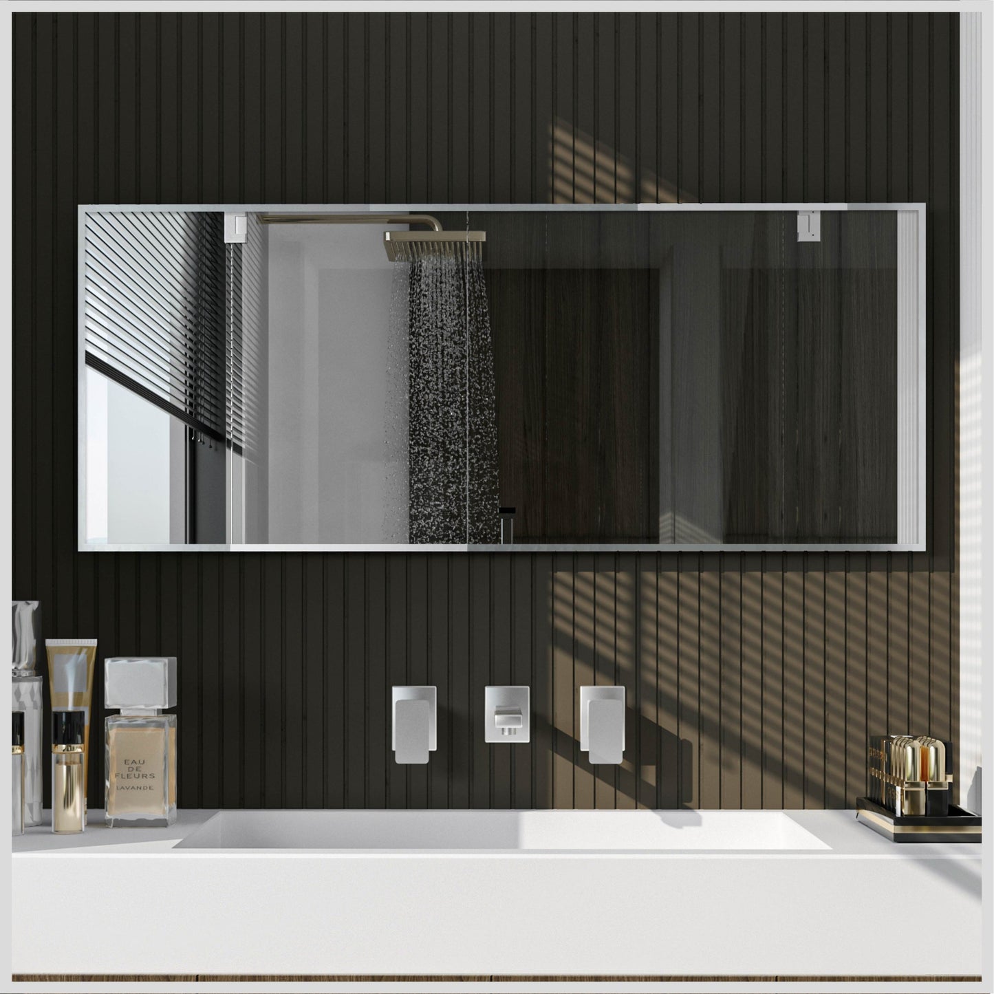 Eviva Sax Metal Framed Mirror