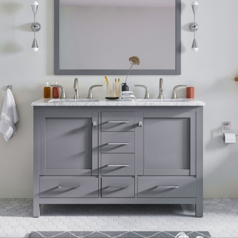 Eviva Aberdeen Transitional Bathroom Vanity (24"-72")