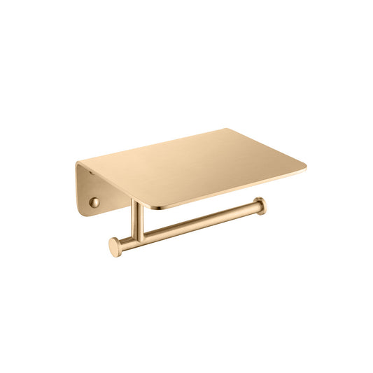 Flusso TP.1007 Brass Toilet Paper Holder With Cellphone Shelf