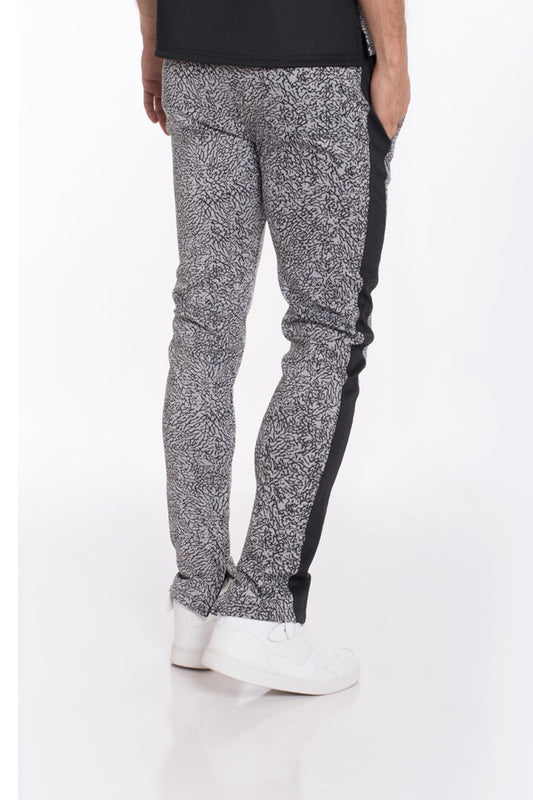 ELEPHANT PRINT PANTS- BLACK