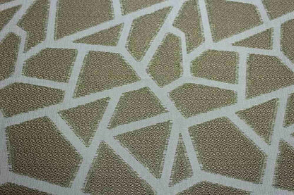 Gold Triangle Metallic Jacquard - Custom Tablecloths