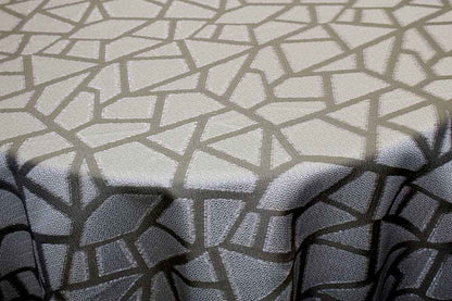 Triangle Metallic Jacquard - Custom Tablecloths