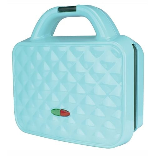 Brentwood Couture Purse Non-Stick Dual Waffle Maker in Blue with