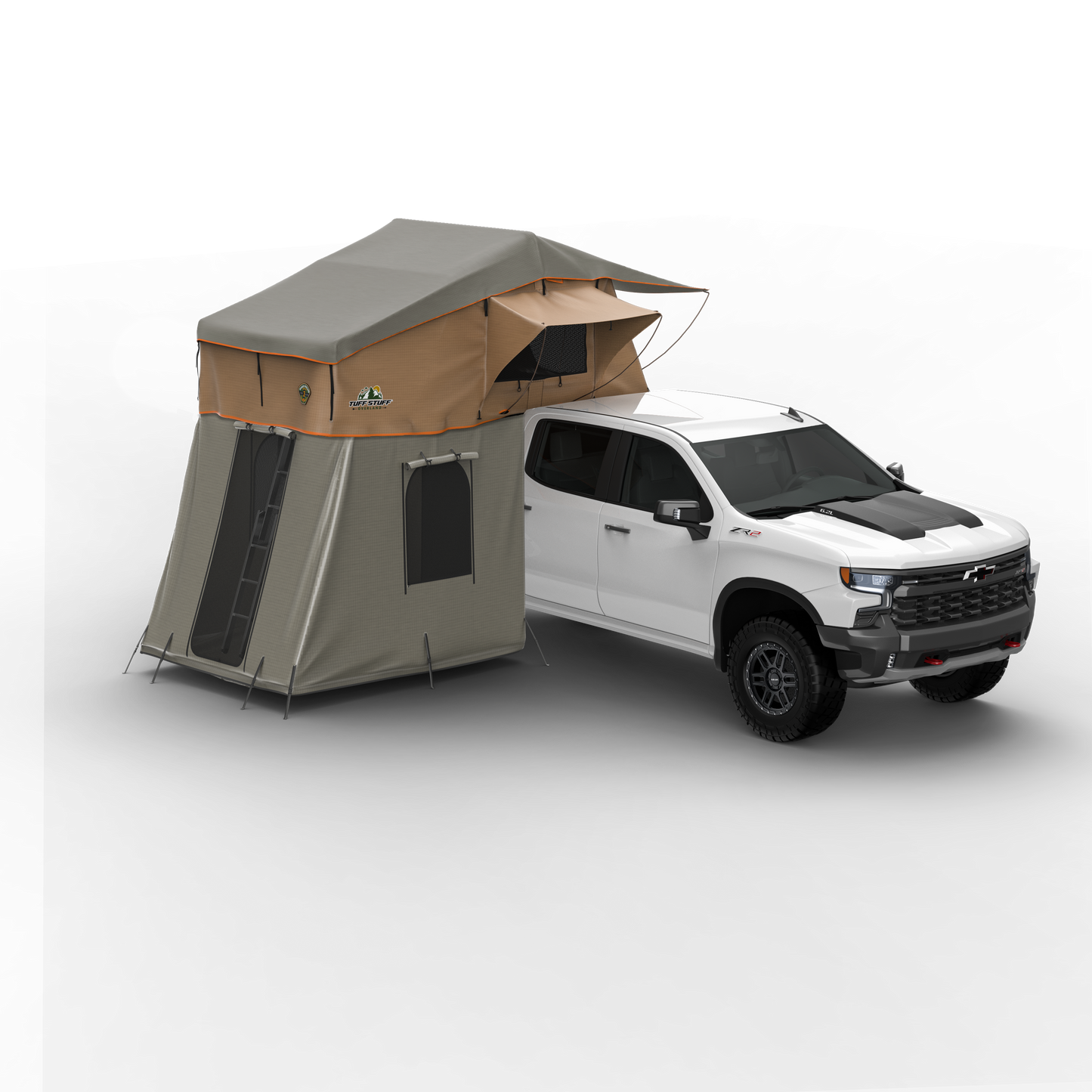 Ranger 65 Softshell Rooftop Tent – 3 Person – Tan – Heavy-Duty Overland Gear
