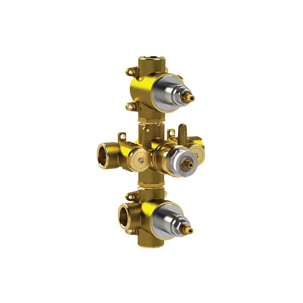 Flusso TVH.4801 3/4" Thermostatic Valve - 4 Outputs