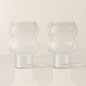 Bubble Drink Glass Set - Tall | Glassware | Under $100 | Kitchen + Metal